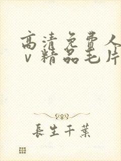 高清免费人妻aⅴ精品毛片