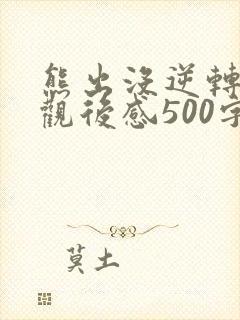 熊出没逆转时空观后感500字