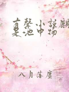 有声小说麒麟岂是池中物