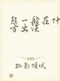 熊一般在什么地方出没