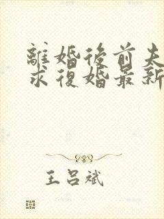 离婚后前夫哭着求复婚最新篇章