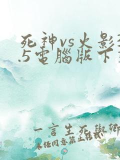 死神vs火影3.5电脑版下载