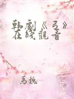 韩剧《弓》完整在线观看