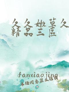 久久嫩草久久久精品三区