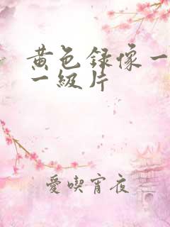 黄色录像一级片一级片