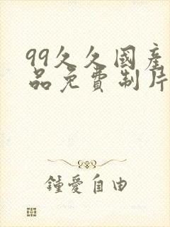 99久久国产精品免费制片