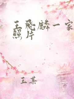 王飞麟一家三口照片