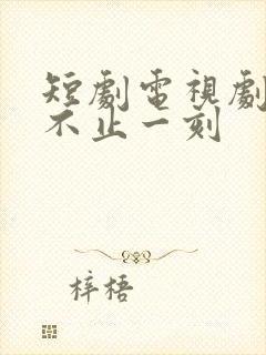 短剧电视剧心动不止一刻