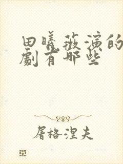 田曦薇演的电视剧有哪些