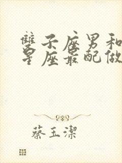 双子座男和什么星座最配做夫妻