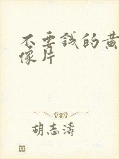 不要钱的黄色录像片