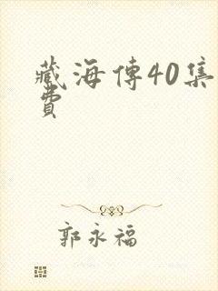 藏海传40集免费