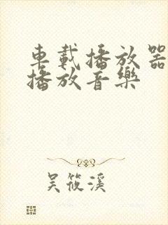 车载播放器无法播放音乐