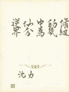 逆仙中的修仙境界分为几级