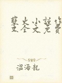 孽火小说作者今又全文免费阅读