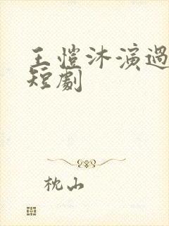 王恺沐演过哪些短剧