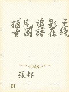 捕风追影免费观看国语在线观看