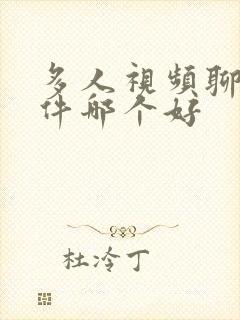 多人视频聊天软件哪个好