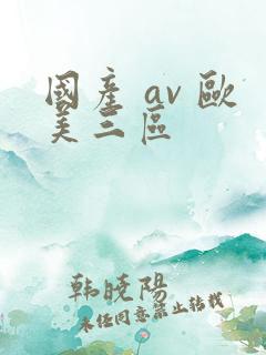 国产 av 欧美三区