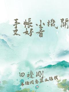 手帐小机关简单又好看