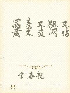 国产又粗又猛又黄又爽网站