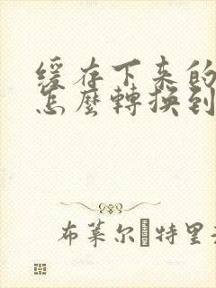 缓存下来的视频怎么转换到本地