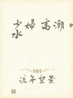 少妇 高潮 喷水