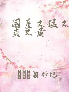 国产又猛又粗又爽又黄