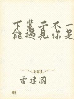 下辈子不一定还能遇见你是什么歌