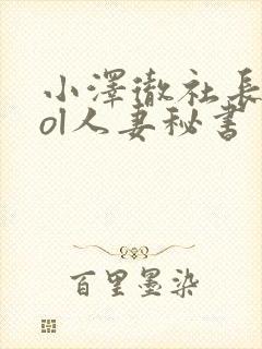 小泽彻社长秘书ol人妻秘书