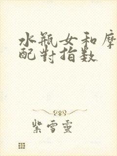 水瓶女和摩羯女配对指数