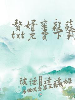 赘婿宁毅苏檀儿txt免费下载