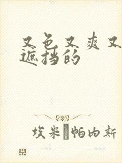 又色又爽又黄无遮挡的