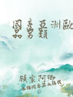 国产亚洲欧美精品另类