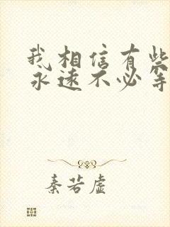 我相信有些人我永远不必等是什么歌