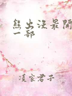 熊出没最开始的一部