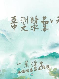 亚洲精品v天堂中文字幕