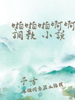 啪啪啪啊啊啊性调教 小说