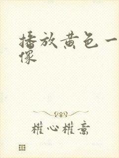 播放黄色一级录像