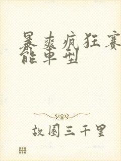 暴爽疯狂赛车全能车型