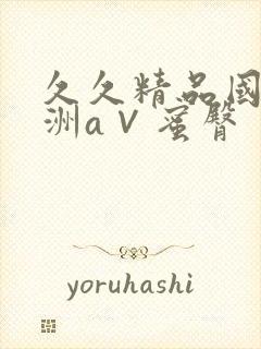 久久精品国产亚洲a∨蜜臀