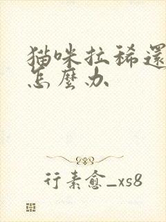 猫咪拉稀还带血怎么办