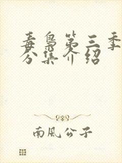 毒枭第三季剧情分集介绍