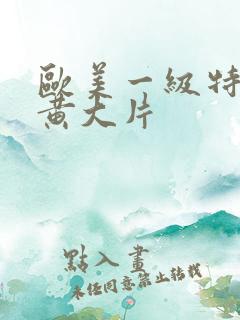 欧美一级特黄特黄大片