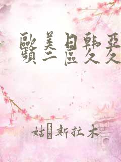 欧美日韩亚洲视频二区久久