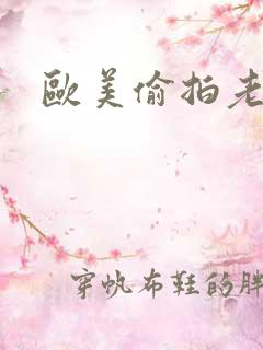 欧美偷拍老太太