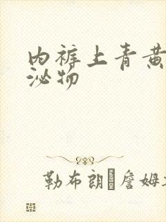 内裤上青黄色分泌物