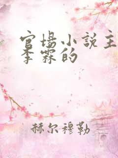 官场小说主角叫李霖的