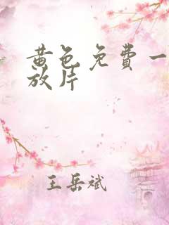 黄色免费一级播放片