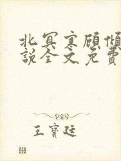 北冥寒顾倾心小说全文免费阅读